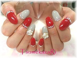 ★グレー＆レッド★