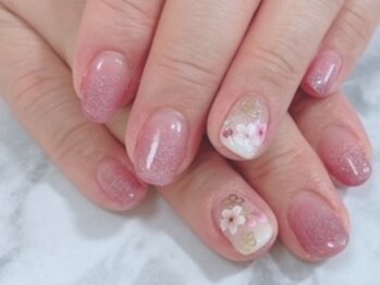 カノンネイル(canon.nail)/桜デザイン