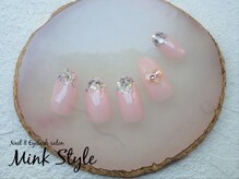 ミンクスタイル 浜松町店/キラキラハートネイル