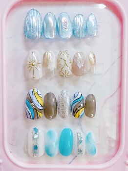 ネイルステーション ブルー(Nail Station BLUE)/5・6月　定額¥7500