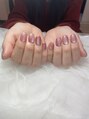 ビビネイル(vivi.NAIL) ピンクマグネットカラーかわいいです♪