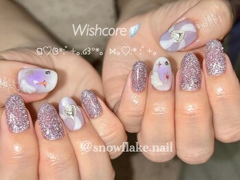 スノーフレーク(Snowflake)/季節定額デザイン☆