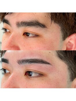 アンドスリー 原宿 表参道店(And Three)/メンズの清潔感、眉毛で決まる！