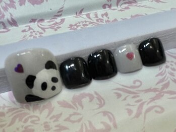 定額フットネイルB￥7200