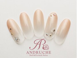 フラワーネイル/クリアネイル