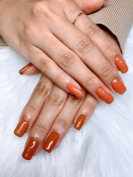 アムルーズ(Amoureuse)/オレンジネイル♪