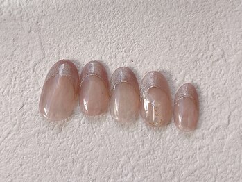 ネイルサロン フローリア(nail salon Florir)/ワンカラー×マグネットフレンチ