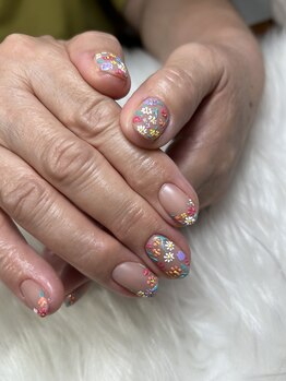 カコラネイル(kacola nail)/ぷっくりフラワー