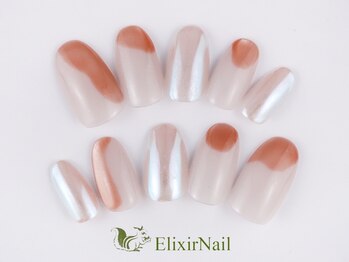 エリクサーネイル 神田(Elixir Nail)/シンプル/クーポン使用