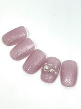 ネイルハウス安气子 新丸ビル店/ワンカラー／シンプル可愛い