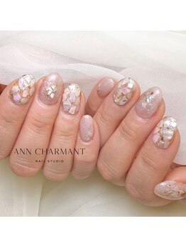 アンシャルマンネイルスタジオ(Ann charmant nail studio)/セレクトデザインコース¥6,800～