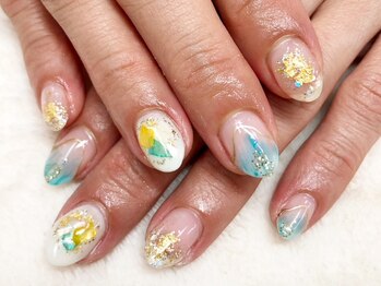 ネイルサロン ラメール(Nail Salon lamer)の写真/ストーン、アート制限なし（3Dは別途）持ち込みOK【新規☆付け替えオフ無料】定額やり放題20％オフ￥6800