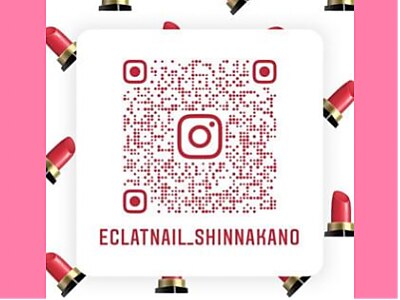 インスタグラムでデザイン発信中！@eclatnail_shinnakanoで検索