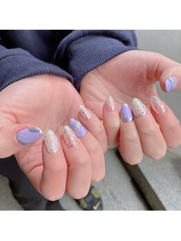 アイピー(I.P)/ミラーデザインネイル*4500円