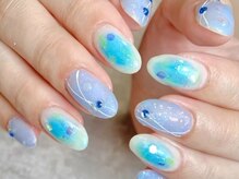 ラヴィネイル(La Vie Nail)/梅雨ネイル 水滴ネイル