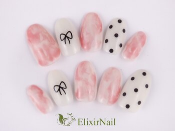 エリクサーネイル 神田(Elixir Nail)/シンプル/クーポン使用