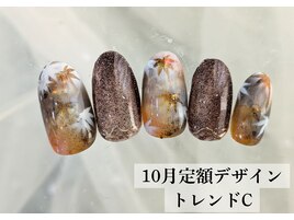 紅葉ネイル/10月定額90分
