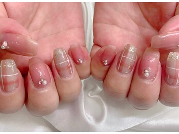 アカツキネイル(Akatsuki Nail)/チェックネイル