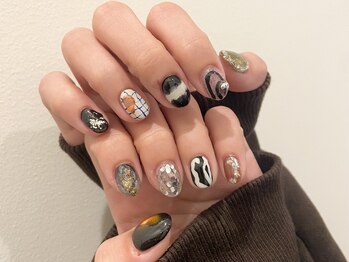 PlusEwalu四日市ネイル/パラジェル/フィルイン/長さだし/マグネット/フット/スカルプ/個性派ニュアンス♪[四日市]