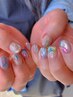 【hand】水系、幻想系お任せネイル