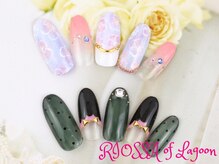 リオッサ オブ ラグーン(RIOSSA of Lagoon)/水滴ドット×ニュアンスフラワー