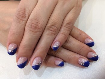 シャンネイルケアサロン(Shan Nail caresalon)/ネイビーネイル