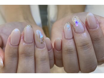 マグノリア(Magnolia)/ワンカラー＋ラメシェル