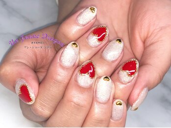 アン ジョーヌドラゴ/【自爪ネイル】ハートネイル