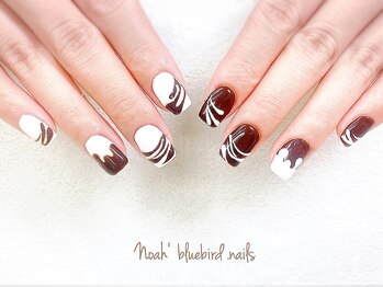 ノアブルーバードネイルズ(Noah' bluebird .nails)/チョコレートネイル！！