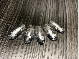 雪の結晶ネイル