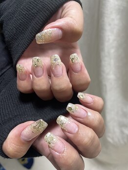 ブリスネイル うるま店(Bliss. nail)/チップ長さ出しラメグラ