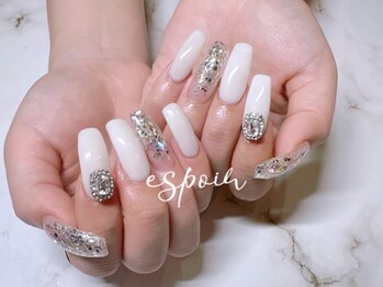 エスポワール(espoir)/ホワイト×ラメ