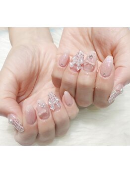 手描きアートが得意なサロン