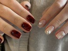 リルム(Relum)/べっこう&パールネイル