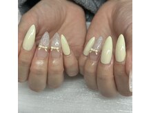 アンドットゼロナナサン(&.073)/バターイエロー×レースネイル