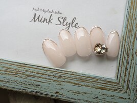 ブライダルVカットハンドネイル