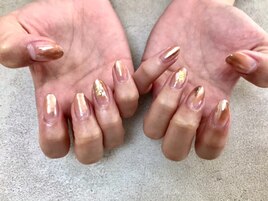 大人ミラーネイル