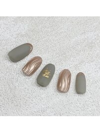 マット×ニュアンスネイル