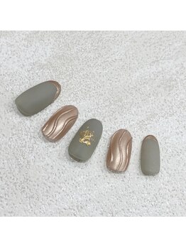 マット×ニュアンスネイル