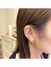 《☆SNS話題☆》耳つぼジュエリー(耳ツボマッサージ付＆両耳10粒コース)¥3990