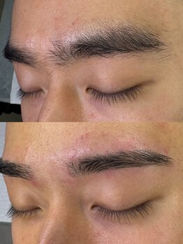 オーシャンハーブ(Ocean Harb)の写真/【メンズ眉毛】眉毛を整えることで一気に垢抜け！第一印象の清潔感が大幅UP◎