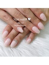 はあとねいる 八戸ラピア店/ホワイトマットネイル