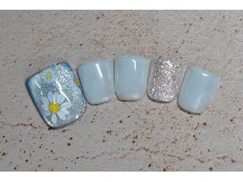 プリッシュ 銀座1丁目店(prish)/6000円　フットネイル