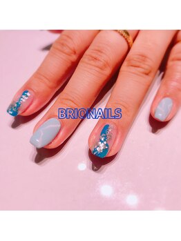 ブリオ ネイルズ(Nail BRIO NAILS)/blue×nuance