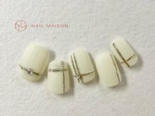 ネイルメゾン 梅田(NAIL MAISON)/メタリックリングミラーくすみ
