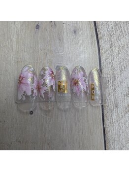 ヘアーアンドネイル ルシア(Hair&Nail Lucia)/春似合うフラワーシアーネイル!