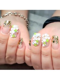 紫陽花ネイル