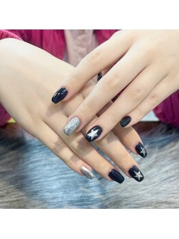 美容室 ミユ(MIYU)/モノクロネイル