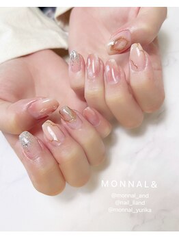 モナールアンド(MONNAL&)/ニュアンス☆ブライダルネイル