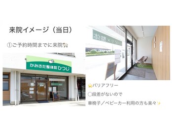かみきた整体院ひつじ/施術イメージ1(来院)
